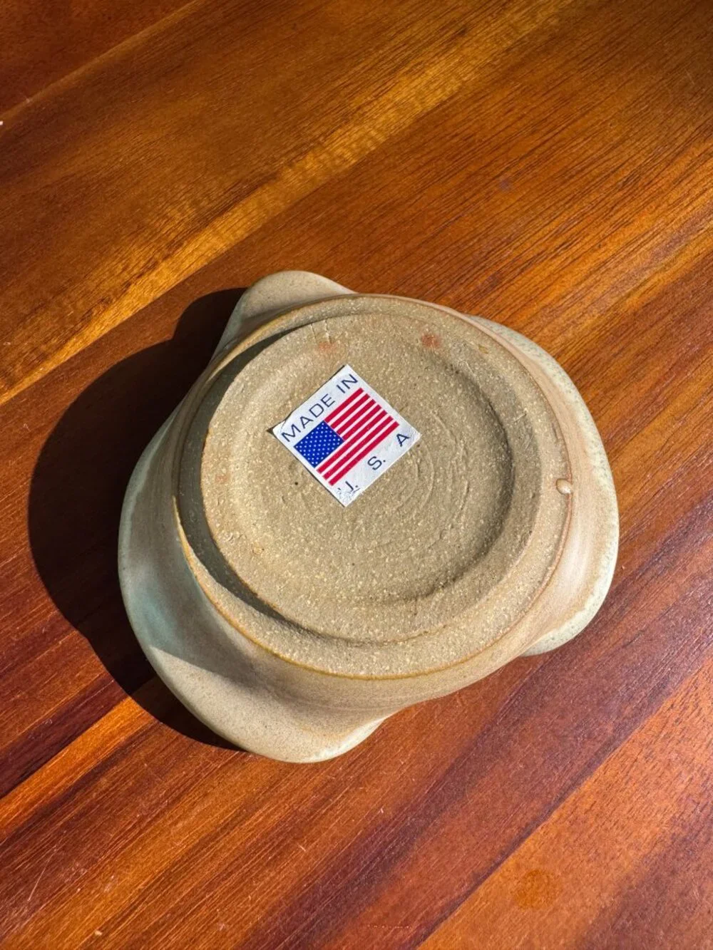 Down To Earth Handmade Pottery Recycled Crackle Glass Trinket Dishes